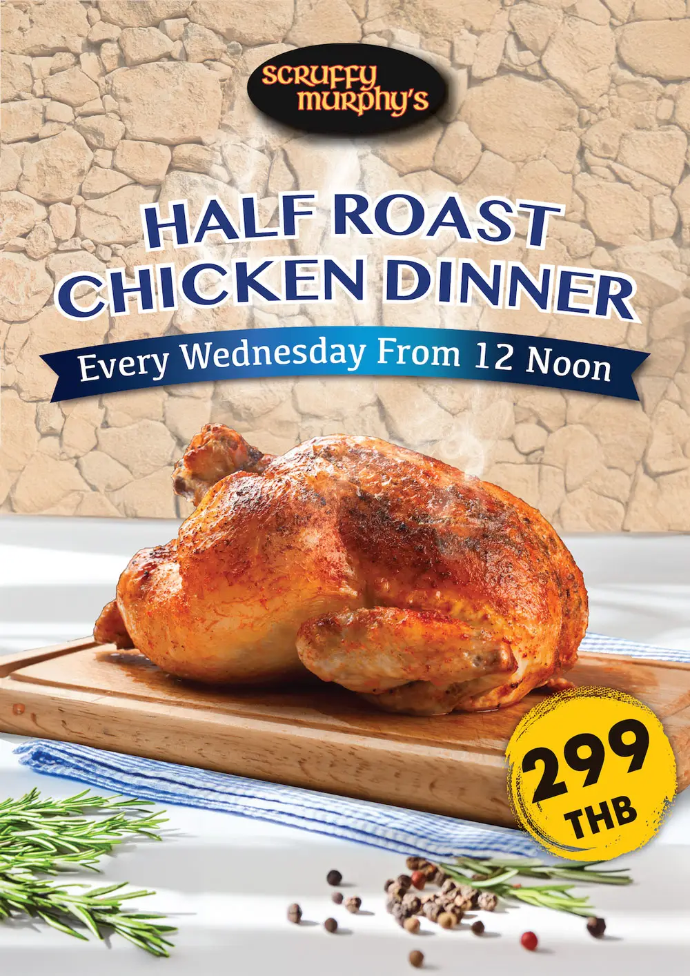 Roast Chicken Special Wednesday